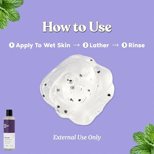 Her Fantasy Box Refresh pH Balancing Shower Gel - 8 oz Natural Feminine Hygiene