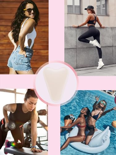 Seamless Camel Toe Concealer Pads - Reusable 8-Pack for Women