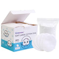 Cottonessence Large Oval Cotton Pads (100 Count) - 100% Pure Cotton Makeup Pads
