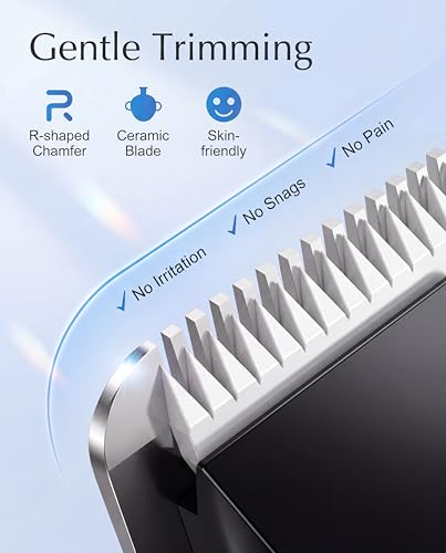 RAXMETRY 3-in-1 Body Hair Trimmer for Men - Waterproof & USB-C
