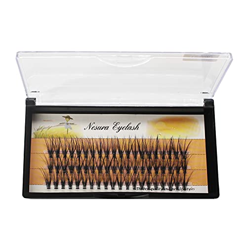 Bodermincer Eyelashes Cluster lashes C curl Thickness 0.07mm 20 Roots 60pcs Individual Fake False Eyelashes Cluster Black Eye Lashes Lashes Eyelash Extensions (15mm)