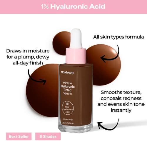 MCoBeauty Miracle Hyaluronic Tinted Serum 10-12 Deep