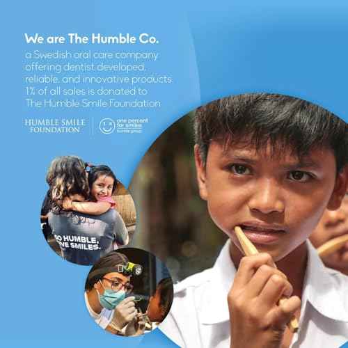 The Humble Co Bamboo Electric Toothbrush Heads Compatible with Oral B Toothbrushes - Replacement Toothbrush Heads with Soft Bristles - Dental Oral Care & Hygiene - Regular Bristles