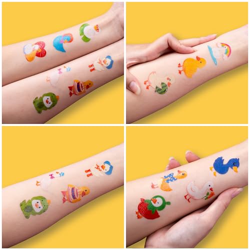 96 Pcs Goose Temporary Tattoos for Kids - Party Favors