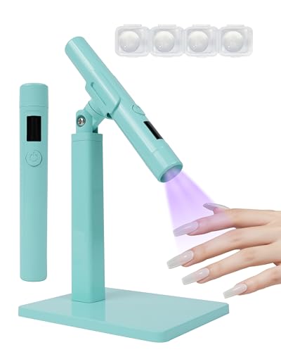 Portable Mini UV Nail Lamp with 2 Timer Modes & Stand