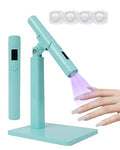 Portable Mini UV Nail Lamp with 2 Timer Modes & Stand