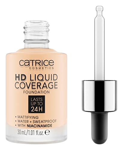 Catrice HD Liquid Coverage Foundation 02 + Under Eye Brightener