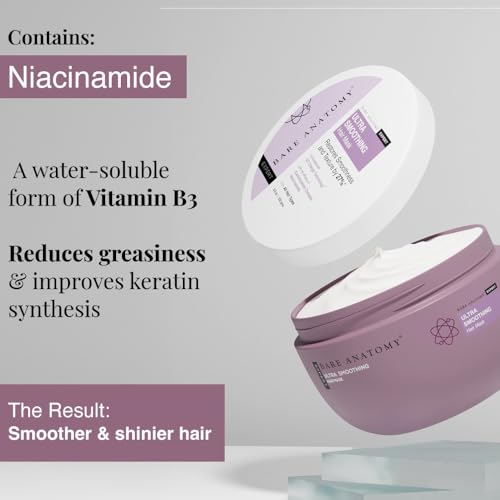 Bare Anatomy Ultra Smoothing Hair Mask - Deep Conditioning for Dry & Frizzy Hair 250g