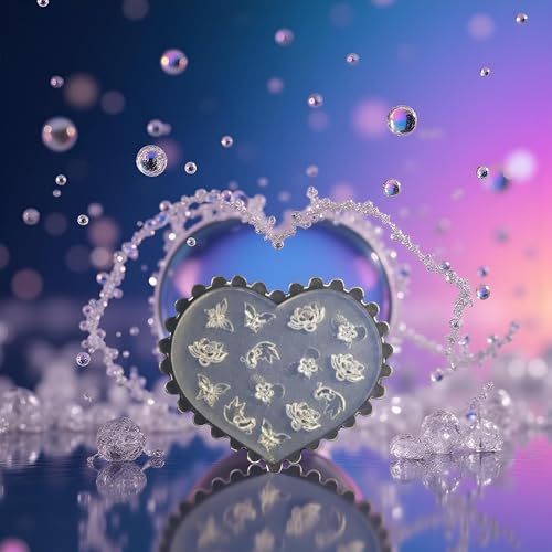 Silicone Nail Art Mold 3D Pattern Design for DIY False Nails & Decorations