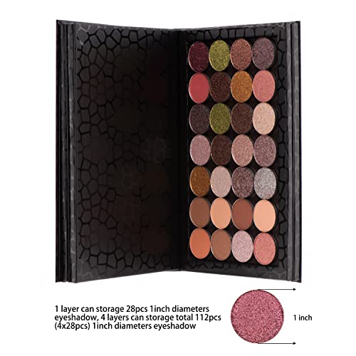 Allwon 4-Layer Magnetic Makeup Palette - Large Book Design