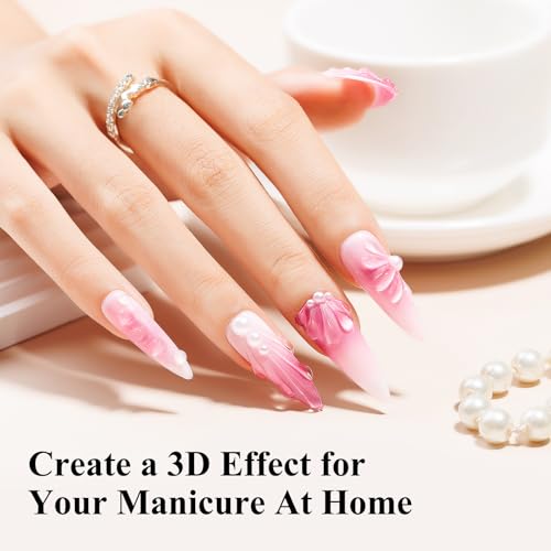 3D Water Drop Gel Nail Polish - Clear Sculpting Gel 12ml