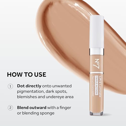 No7 Lift & Luminate Triple Action Serum Concealer - Light