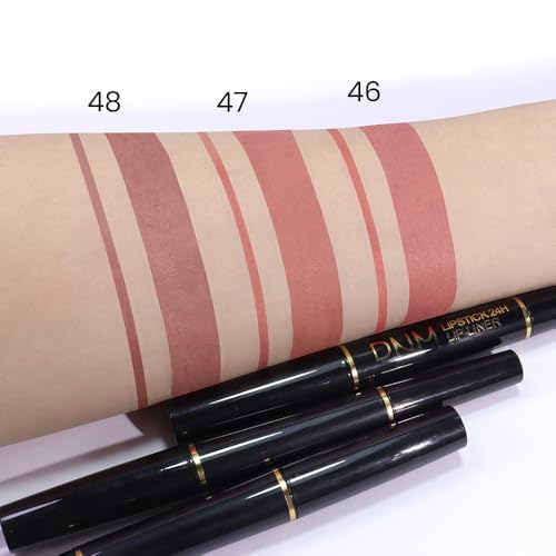 Velvet Matte Lipstick & Liner Combo Set - 2-in-1 Dual End