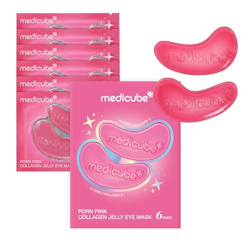Medicube Pink Jelly Eye Mask PDRN Hydrogel Patches 6 Pairs