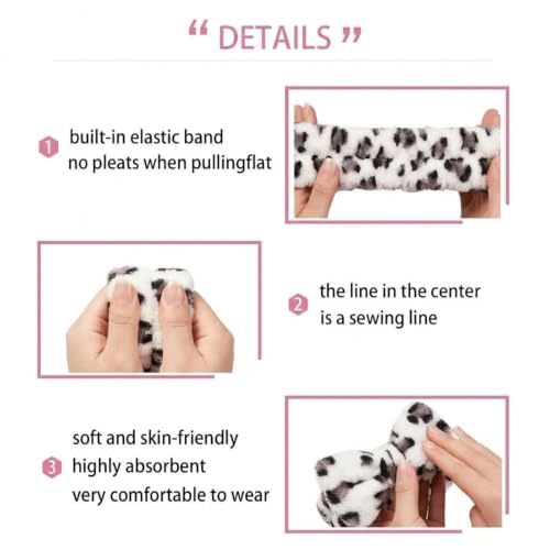 Beige Leopard 7-Piece Spa & Hair Accessory Set for Women & Girls