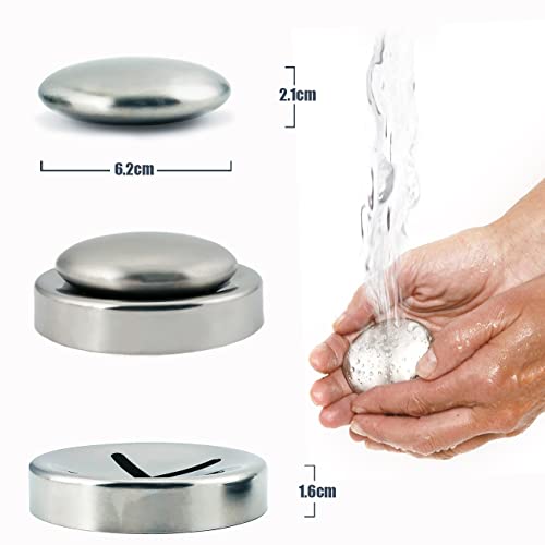 NEWLINE NY Stainless Steel Smell Remover Soap with Stand