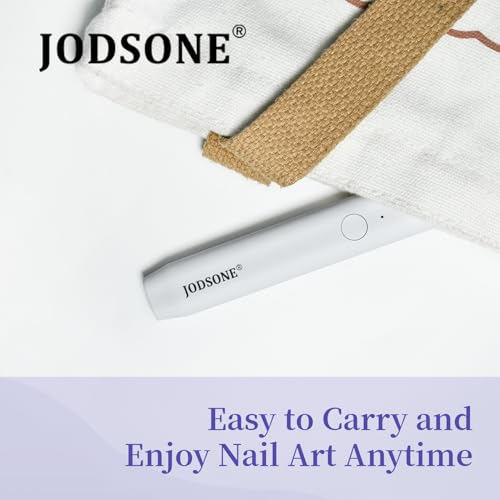 JODSONE Handheld UV Gel Nail Lamp - Cordless Mini Nail Dryer