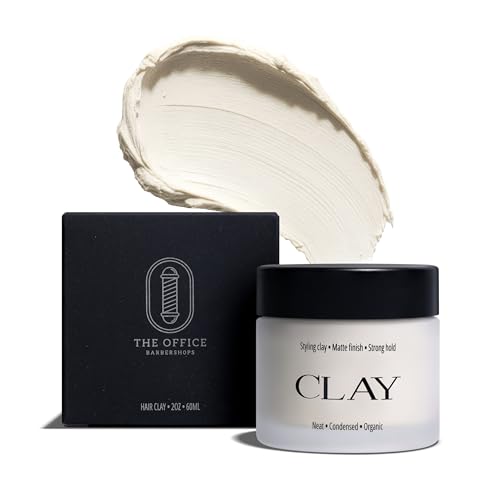 Strong Hold Matte Hair Clay for Men | Barber-Grade Styling