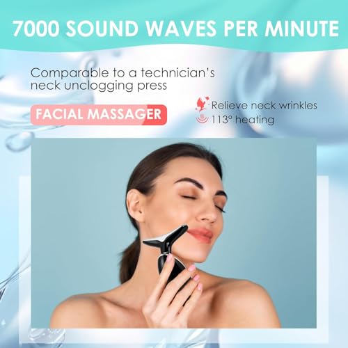 Doset Facial Massager with Red Light Therapy & 7 Colors