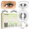 LASHVIEW Upgrade Soft Magnetic Eyelashes with Applicator, Reusable Magnetic Lashes Natural Look, No Glue Needed, Windproof & Waterproof for All-Day Comfort (L01)