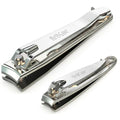 FiriKer Silver Nail Clippers with Nail File - Manicure Pedicure Grooming Tool