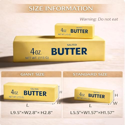 Dumpling Butter Squishy Toy - Soft Stress Relief Fidget