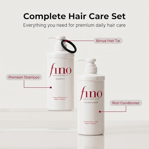 Fino Premium Touch Shampoo & Conditioner Set - Deep Repair Duo 550ml