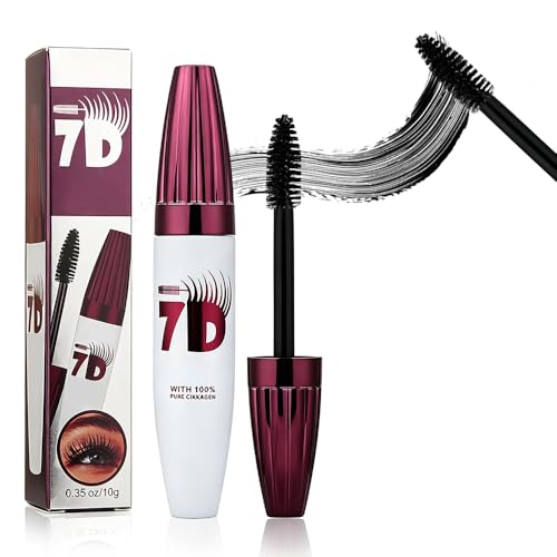7D Waterproof Volume Mascara - Long-Lasting Black Lengthening Formula