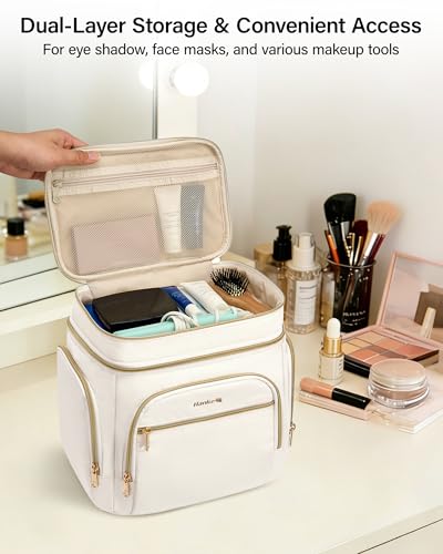 Hanke Large Toiletry Bag for Women - Water-Resistant Travel Organizer