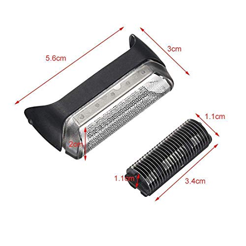 2026 Upgraded 10B Replacement Foil & Cutter Compatible with Bra-un Cruzer/Series 1, 10B/20B 1000/2000 Series Replacement Shaver Head Set Fits for 170 180 190 1735 1775 5728 5729 170S
