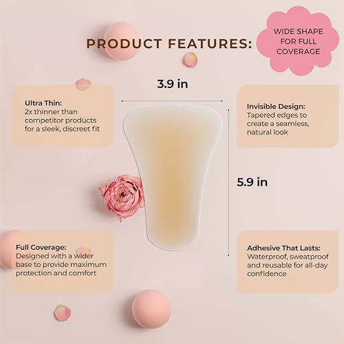 Camel Toe Concealer Anti-Chafe Guard for Women (3-Pack)