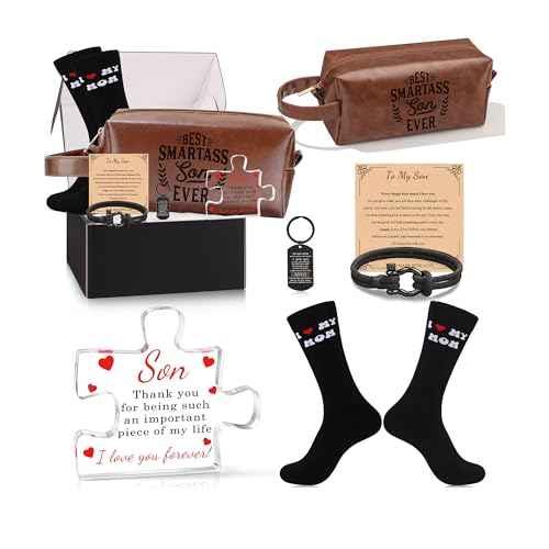 Christmas Gifts for Son Unique Gifts for Son - Father's Day, Graduation, Birthday Gifts for Men - Unique Gift Set from Mom & Dad