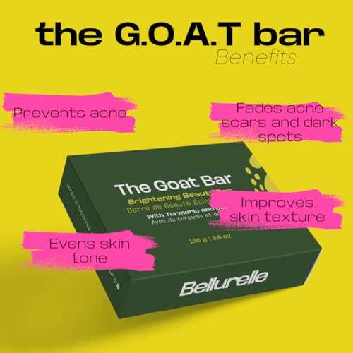 The Goat Face & Body Bar - Fades hyperpigmentation, Nourishes, Brightens for All Skin Types