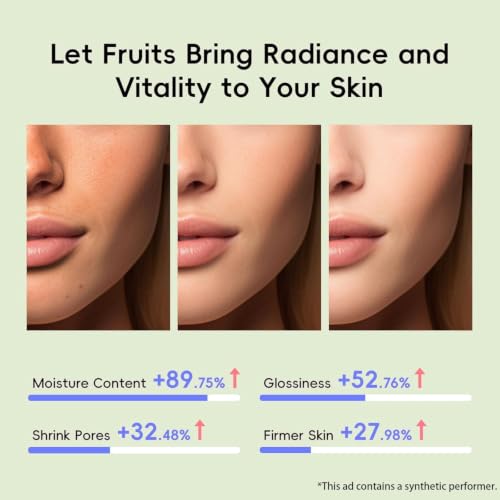 QUIYUM 5-Piece Fruit Skincare Set for Teens & Beginners