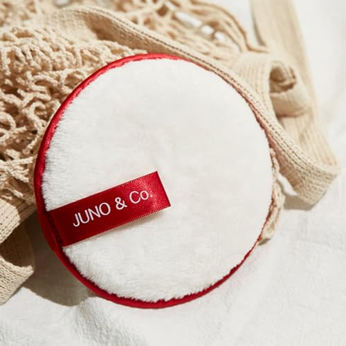 JUNO & Co. Reusable Makeup Remover Pad - Washable Red
