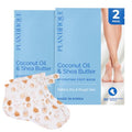 PLANTIFIQUE Korean Foot Mask with Shea Butter 2 Pairs Box for Dry & Cracked Feet | Hydrating Socks for Soft Heels | Intense Moisturizing and Repairing Dry Rough Skin | Foot Spa | Happy Feet Mask