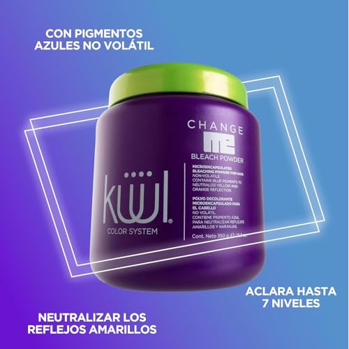 Fantasy Nails Bleach Powder 12.35oz - Professional Hair Lightening
