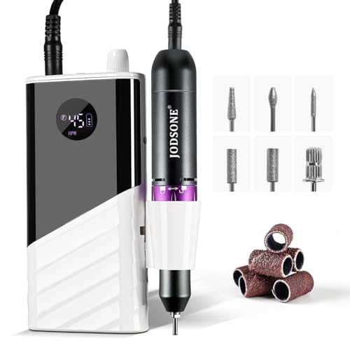 Professional Nail Drill 45000 RPM Rechargeable Gel Removal