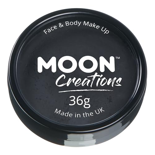 Moon Creations Pro Face & Body Paint Cake - Black