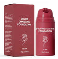 Color-Changing Foundation for Mature Skin – Self-Adjusting, Light to Medium Coverage (1 fl oz) by Wooroo