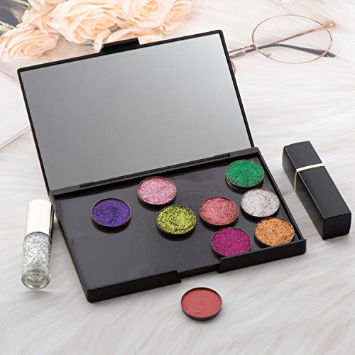Allwon Magnetic Eyeshadow Palette with 15 Metal Stickers