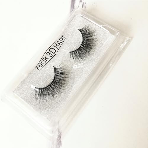 False Eyelashes Cat Eye-Lashes 5D Mink Lashes,Spiky Wispy Natural Long Faux Mink Lashes Strips Soft & Reusable Makeup Professional Fake Eyelashes