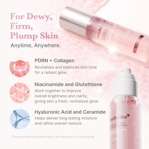 Medicube Jelly Mist Serum with Pink PDRN Collagen 2.02oz