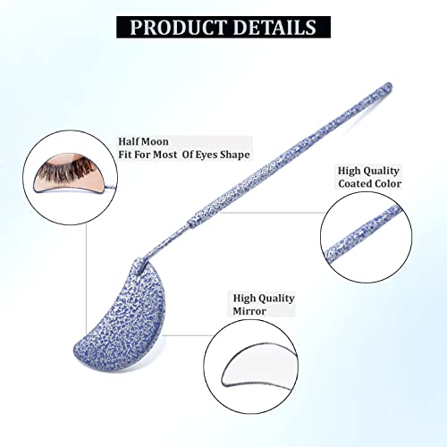 Lash Mirror Eyelash Extension Half-Moon Stainless Steel