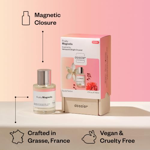 Dossier Fruity Magnolia Women's EDP Perfume - Inspired by Bright Crystal, Long-Lasting, Vegan & Cruelty-Free