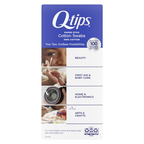 Cotton Swabs for Hygiene & Beauty Care 625 Count - Pack of 1