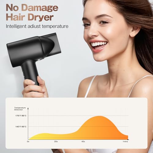 Labiim High-Speed Ionic Hair Dryer with 110,000 RPM Motor, Cold & Hot Modes