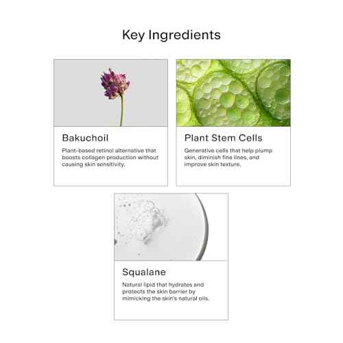 CLEARSTEM - HYDRAGLOW Stem Cell Moisturizer - Bakuchiol + Squalene - Youthful Skin Face Moisturizer - All Skin Types - Facial Skin Care Products - Gluten Free, Cruelty Free - 2 fl oz / 60ml