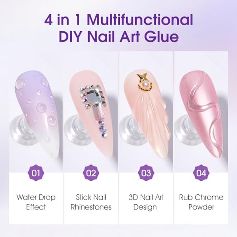 3D Water Drop Gel Nail Polish | Clear Sculpting Gel 15ml