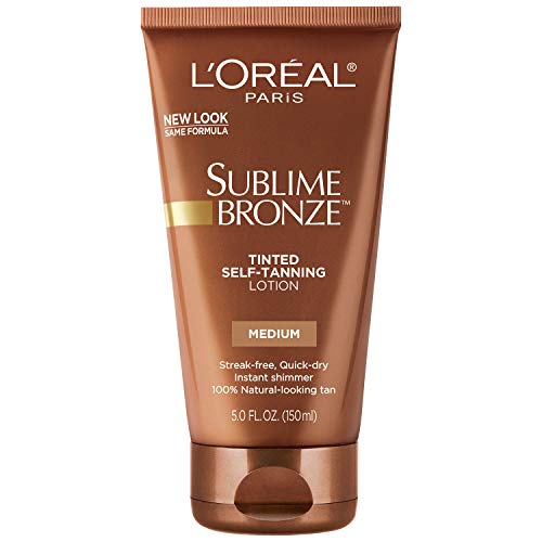 L'Oreal Paris Sublime Bronze Self-Tanning Lotion, Medium 5 fl oz